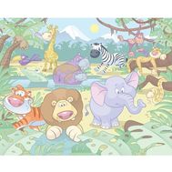 Tapet pentru Copii Baby Jungle Safari - Walltastic - Walltastic