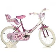 Bicicleta pentru copii 164 RN - Dino Bikes - Visiniu - Dino Bikes