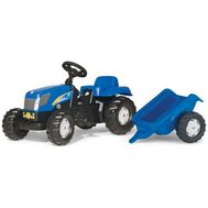 Tractor Cu Pedale Si Remorca 013074 - Rolly Toys - Rolly Toys