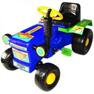 Tractor cu pedale Turbo Blue - Super Plastic Toys - Super Plastic Toys