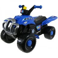 Quad cu pedale Blue Police - Super Plastic Toys - Super Plastic Toys