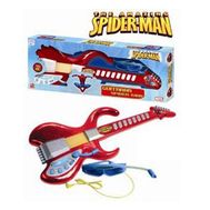 Chitara cu ochelari si microfon Spiderman - Reig Musicales - Reig Musicales