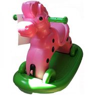 Calut Balansoar cu Roti Speedy Pink - Super Plastic Toys - Super Plastic Toys