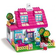 Set constructie Unico Hello Kitty casuta cu terasa 129 piese - Androni Giocattoli - Androni Giocattoli