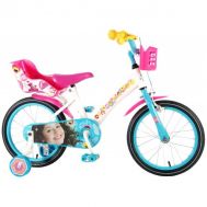 Bicicleta pentru fete 16 inch cu scaun pentru papusi roti ajutatoare si cosulet Soy Luna - Volare - Volare