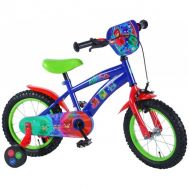 Bicicleta pentru baieti 14 inch cu roti ajutatoare partial montata Pj Masks - Volare - Volare