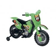 Motocicleta electrica pentru copii Enduro Motocross 6V verde cu telecomanda control parinte - Globo - Globo