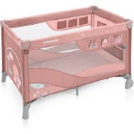 Patut Pliabil cu 2 nivele Dream Regular, Pink - Baby Design - Baby Design