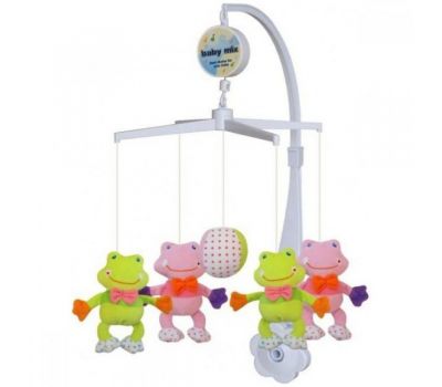 Carusel muzical Frogs - Baby Mix - Baby Mix