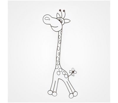 Patut din lemn copii Little Giraffe Wenge - Klups - Klups