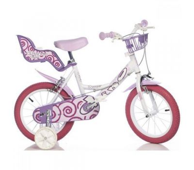 Bicicleta pentru copii 164 RN - Dino Bikes - Visiniu - Dino Bikes