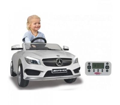 Masinuta electrica pentru copii Mercedes CLA45 AMG 460245 alb si control parental 12V - Jamara - Jamara Toys