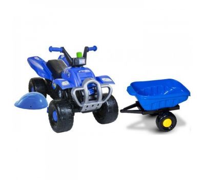 Remorca Hard Work - Super Plastic Toys - Blue - Super Plastic Toys