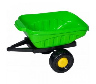 Tractor cu pedale si remorca Mega Farm Green - Super Plastic Toys - Super Plastic Toys