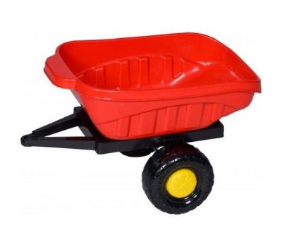 Tractor cu pedale si remorca Mega Farm Red - Super Plastic Toys - Super Plastic Toys