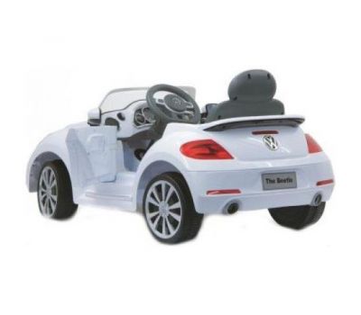Masinuta electrica copii Volkswagen Beetle Alba 6V cu telecomanda control parinti 2.4 Ghz - Jamara - Jamara Toys