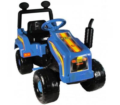 Tractor cu pedale Mega Farm Blue - Super Plastic Toys - Super Plastic Toys