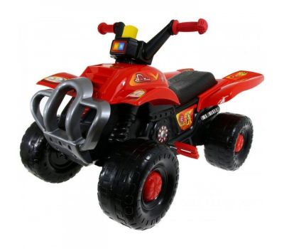 Quad cu pedale Red Fire - Super Plastic Toys - Super Plastic Toys