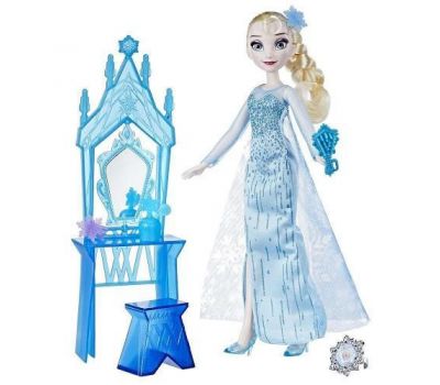 Papusa Frozen - Elsa cu Masuta de Infrumusetare - Hasbro - Hasbro