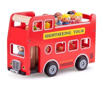 Autobuz Turistic Cu 9 Figurine - New Classic Toys - New Classic Toys