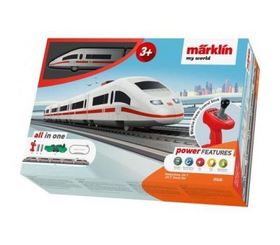Tren De Calatori Cu Telecomanda Si Accesorii Ice 3 Starter Set - Marklin - Marklin