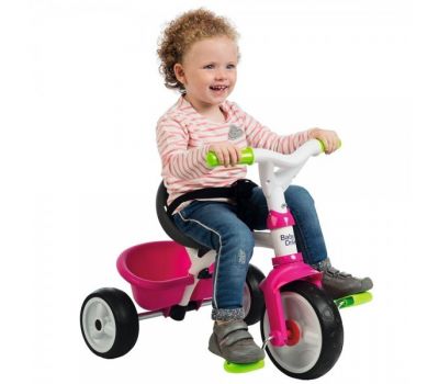 Tricicleta Baby Driver Comfort - Smoby - Pink - Smoby