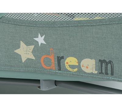 Patut pliabil Dream cu 2 nivele Blue - Baby Design - Baby Design