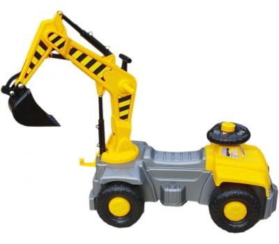 Camion cu excavator rotativ Pick Up - Super Plastic Toys - Super Plastic Toys