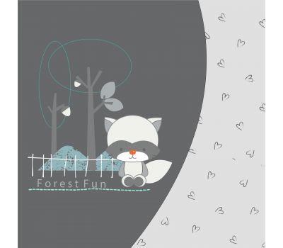Scaun Masa Mac Baby Deluxe Forest Fun - Hauck - Hauck