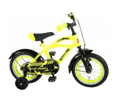 Bicicleta Cruiser pentru baieti 12 inch partial montata Galben - Volare - Volare