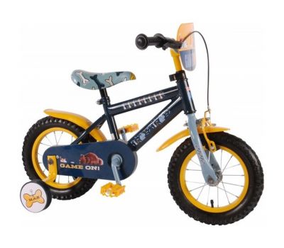 Bicicleta pentru baieti 12 inch cu roti ajutatoare partial montata Puppy - Volare - Volare