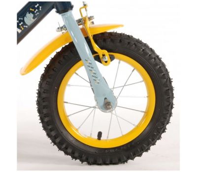 Bicicleta pentru baieti 12 inch cu roti ajutatoare partial montata Puppy - Volare - Volare