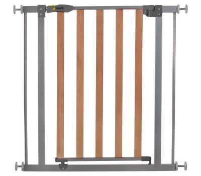 Poarta Siguranta - Wood Lock Safety Gate/Silver 75 - 80 cm - Hauck - Hauck