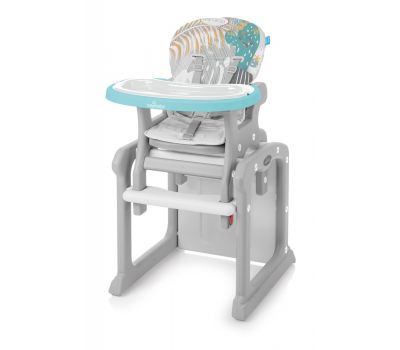 Scaun de masa 2 in 1 Candy, Turquoise - Baby Design - Baby Design