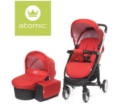 Carucior Atomic 2 in 1 Red - 4Baby - 4 Baby