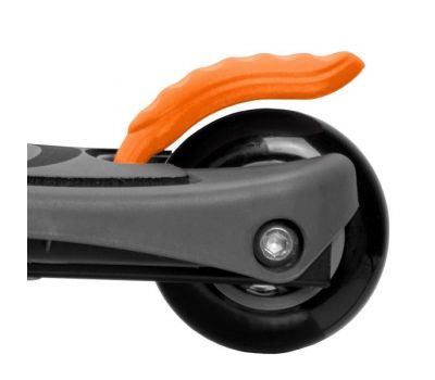 Trotineta pentru copii cu 3 roti Ryder Neo 3401 cu roti din silicon portocaliu cu negru - Saica - Saica
