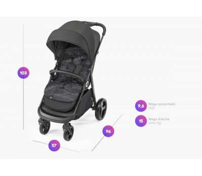 Carucior sport Coco Black - Baby Design - Baby Design