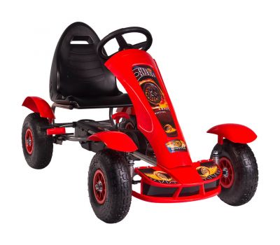 Kart cu pedale F618 Air Rosu - KidsCare - KidsCare