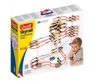 Joc creativ Skyrail Roller Coaster Maxi 410 piese - Quercetti - Quercetti