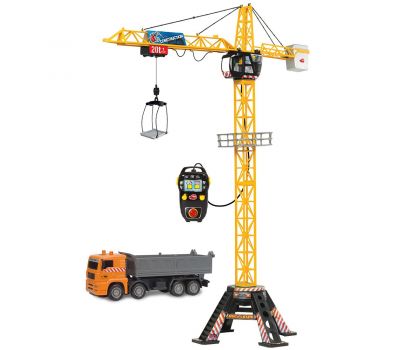 Jucarie Macara Mega Crane cu camion si telecomanda - Dickie Toys - Dickie Toys