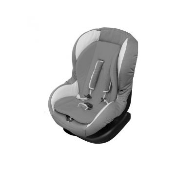 BabyMatex - Protectie bumbac cu spuma memory pentru carucior si scaun auto Renis gri - BabyMatex