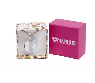 Mamijux - Cadou gravide colier Bola Blue Pacifier Harmony Ball - Mamijux