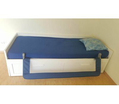 Olmitos - Protectie pat rabatabila pentru somiera adancita 150 cm marine - Olmitos