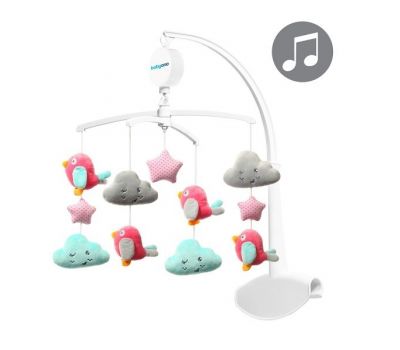 Carusel muzical pentru patut Baby Ono Clouds & Birds - Baby Ono