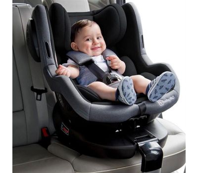 BabyGo – Scaun auto ISO Rotativ 360° - Negru - BabyGo