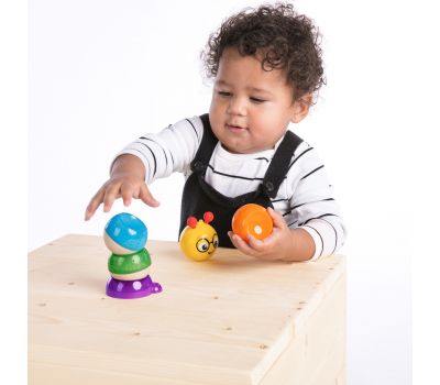 Baby Einstein – Jucarie de lemn muzicala Hape Balancing Cal - Bright Starts