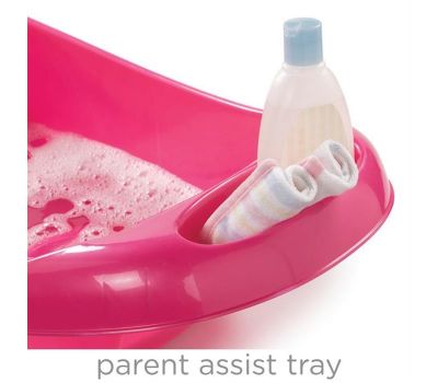 Summer Infant - Set Cadita si suport de baita Splish n Splash - Pink - Summer Infant