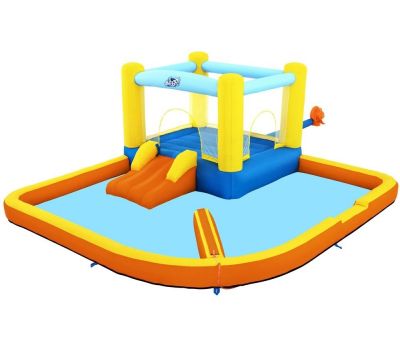 Centru de joaca gonflabil cu apa si trambulina Bounce Bestway 53381,365x340x152cm - BestWay