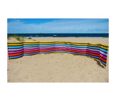 Paravan pentru plaja pliabil 6 m multicolor Springos - Springos