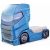 Pat camion tineret DUO SCANIA+1 Albastru - Mykids - MyKids